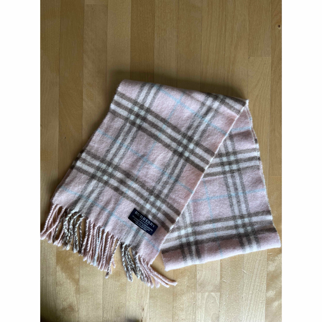 BURBERRY - お値下げしました！Burberry バーバリー マフラー ピンクの