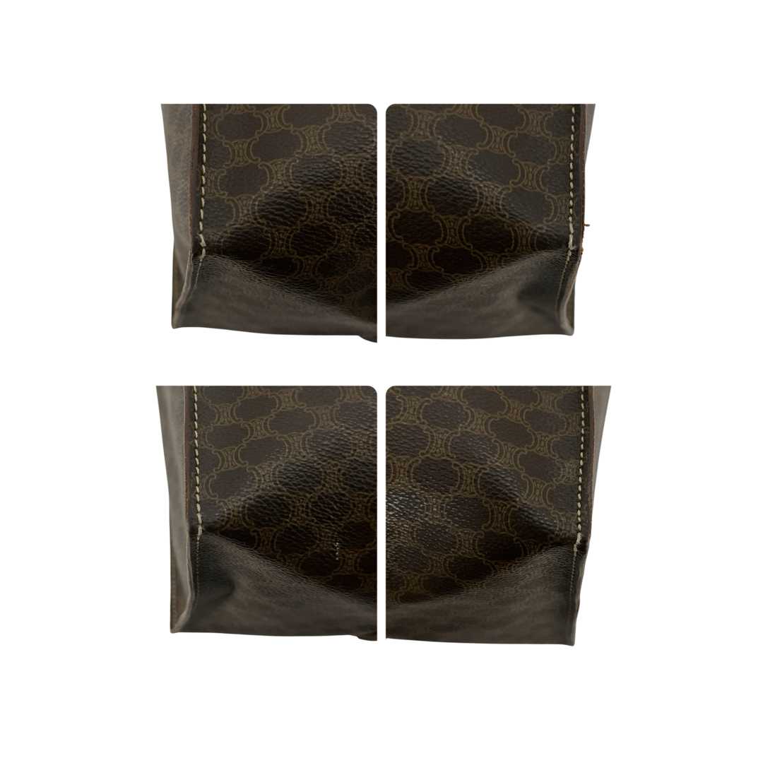 CELINE - オールド セリーヌ トートバッグ トリオンフ マカダム柄