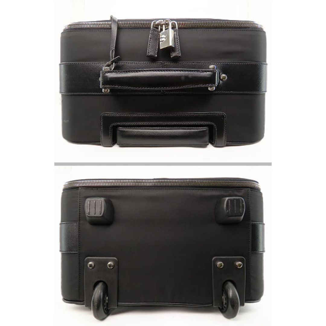 PRADA - 美品 プラダ PRADA ナイロン サフィアーノ キャリーバッグ