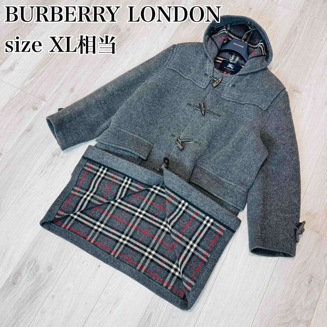 BURBERRY LONDON ダッフルコートノバチェックL キルティング
