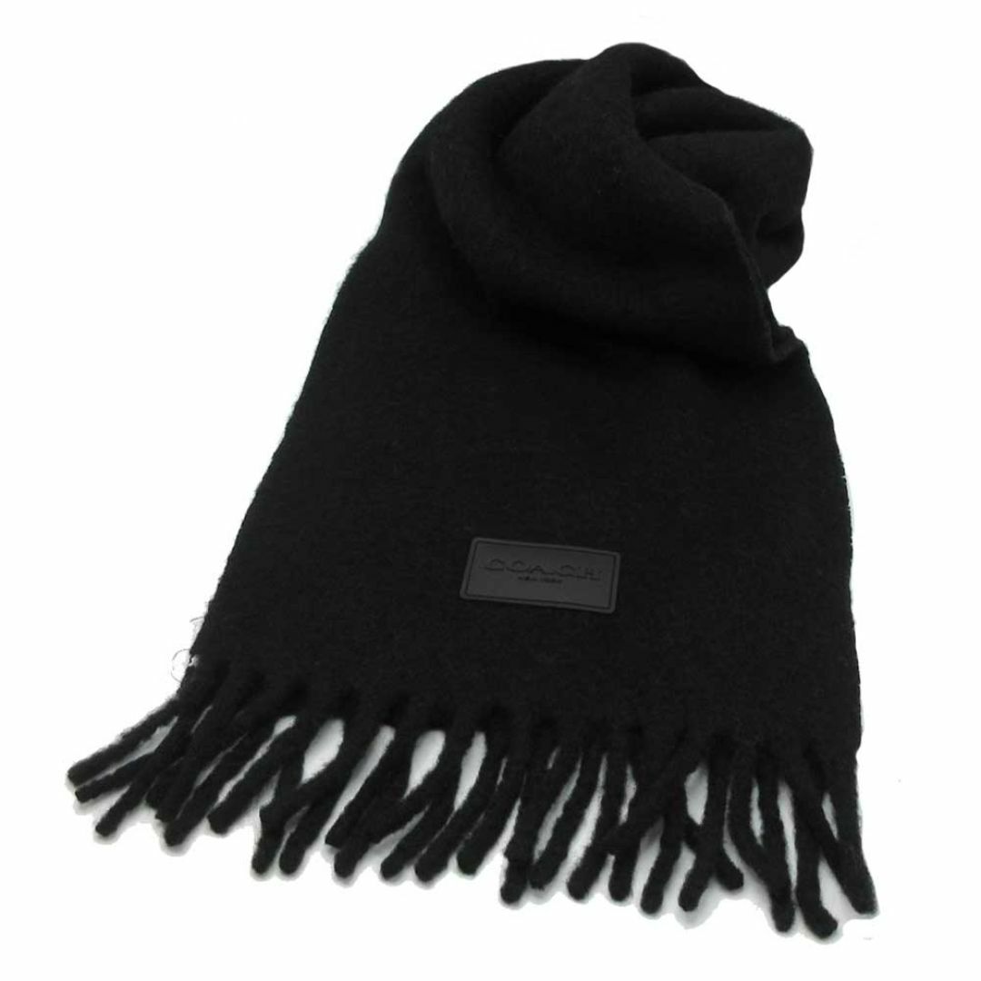 最終価格】【新品】COACH コーチ カシミア エンブロイダード 黒