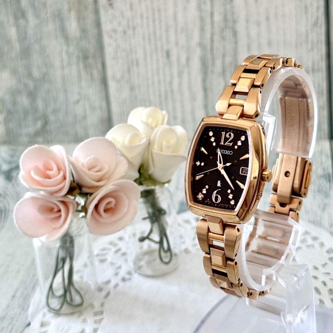 希少】SEIKO ルキア 腕時計 1B32-0AE0 電波ソーラー トノー