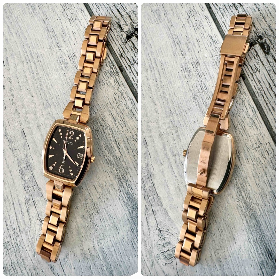 希少】SEIKO ルキア 腕時計 1B32-0AE0 電波ソーラー トノー