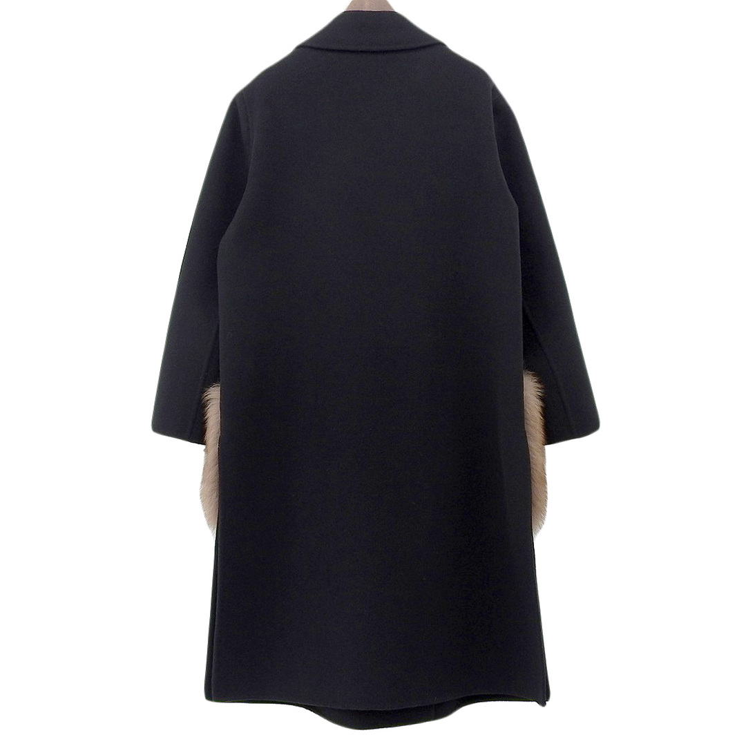 FENDI - フェンディ FF フォックスファー ポケット ウール ダブル