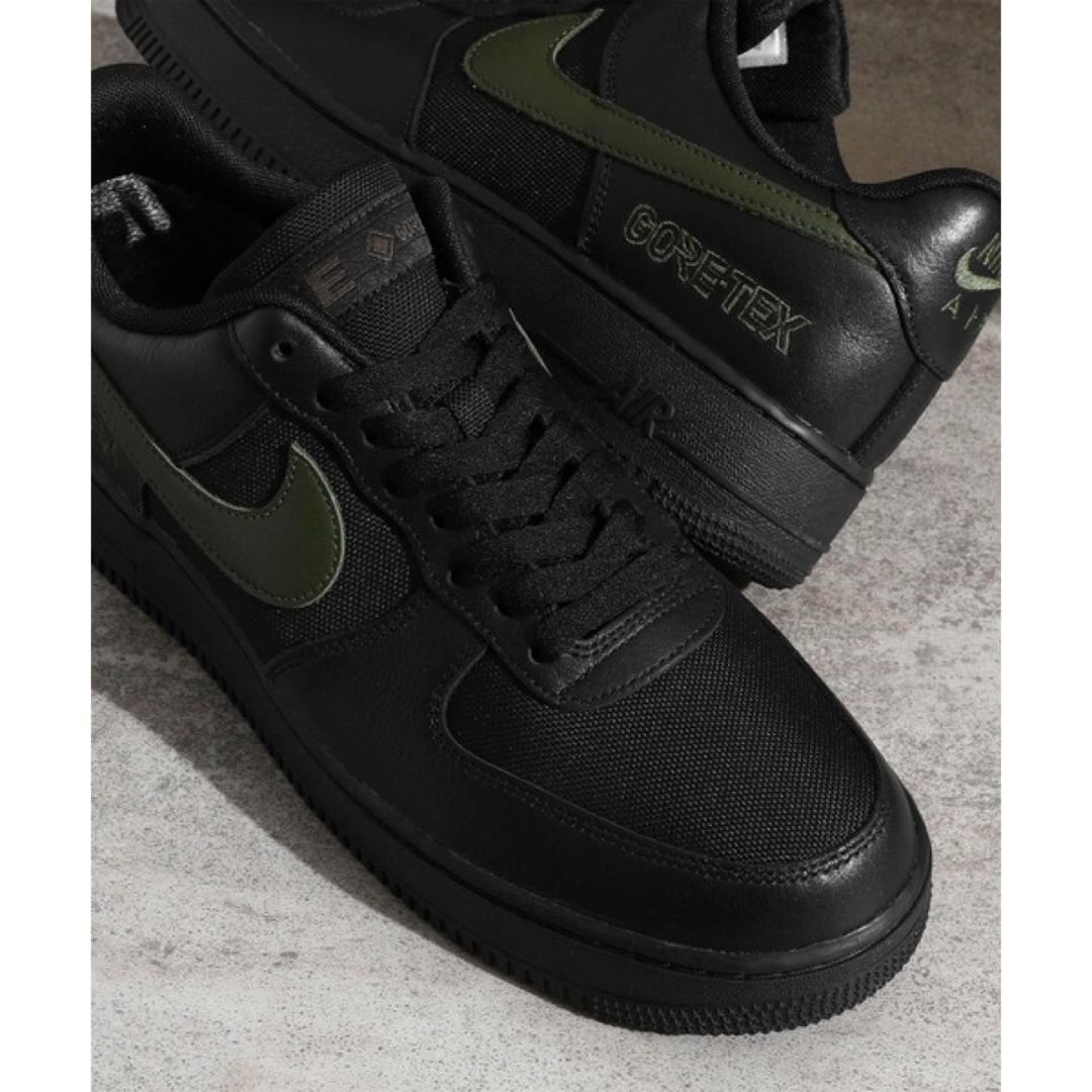 NIKE - ナイキ エアフォース1 ロー ゴアテックス ブラック/カーゴ