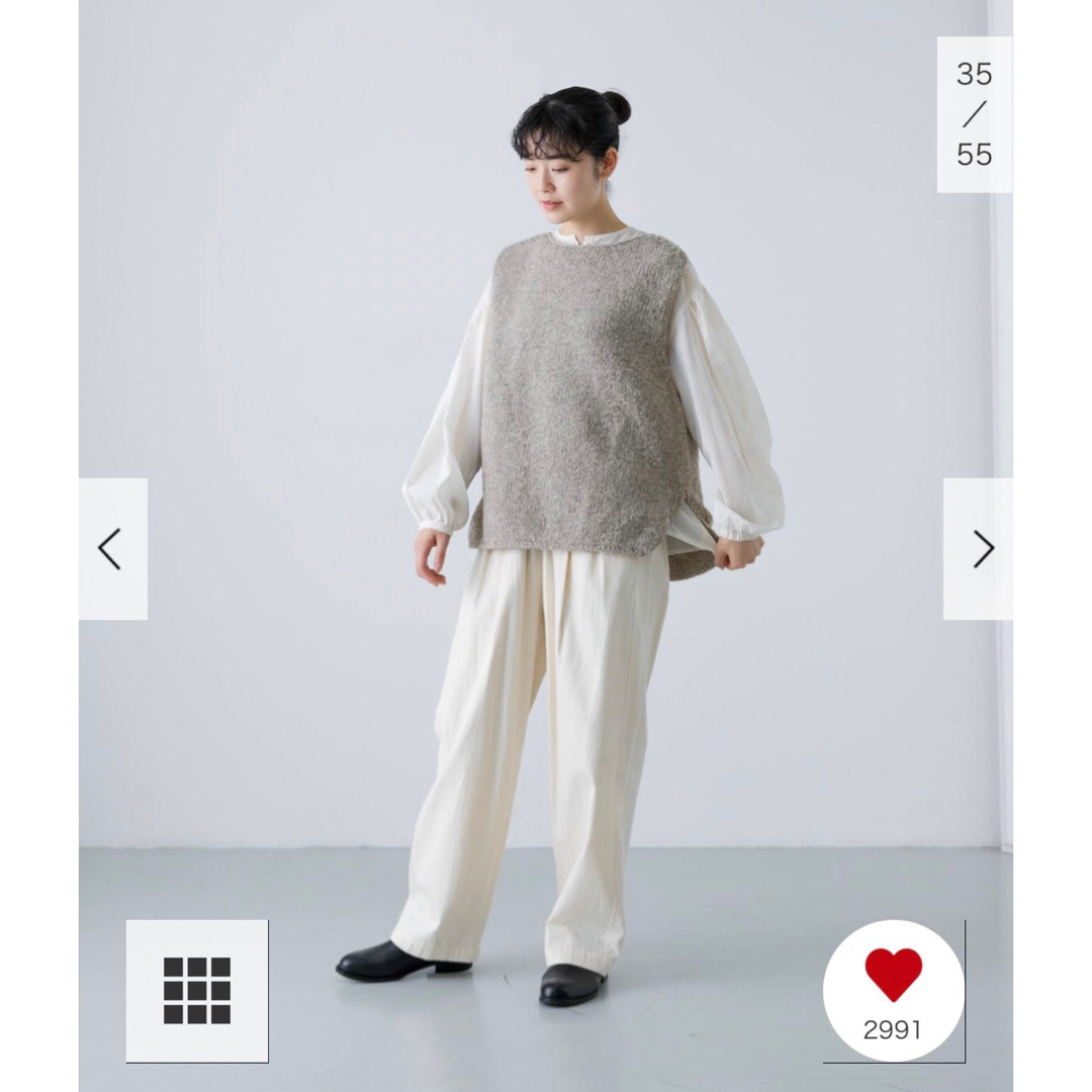 かぐれ - 新品タグ付◉ GRAY かぐれ ペルーニットベスト DOORS