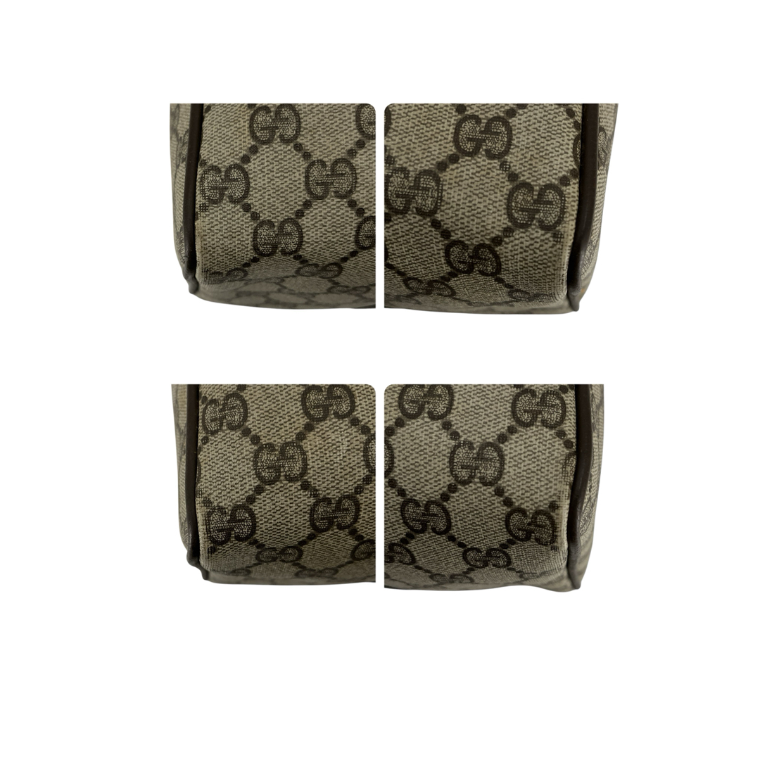 GUCCI - オールドグッチ ミニボストン GGスプリーム シェリーライン