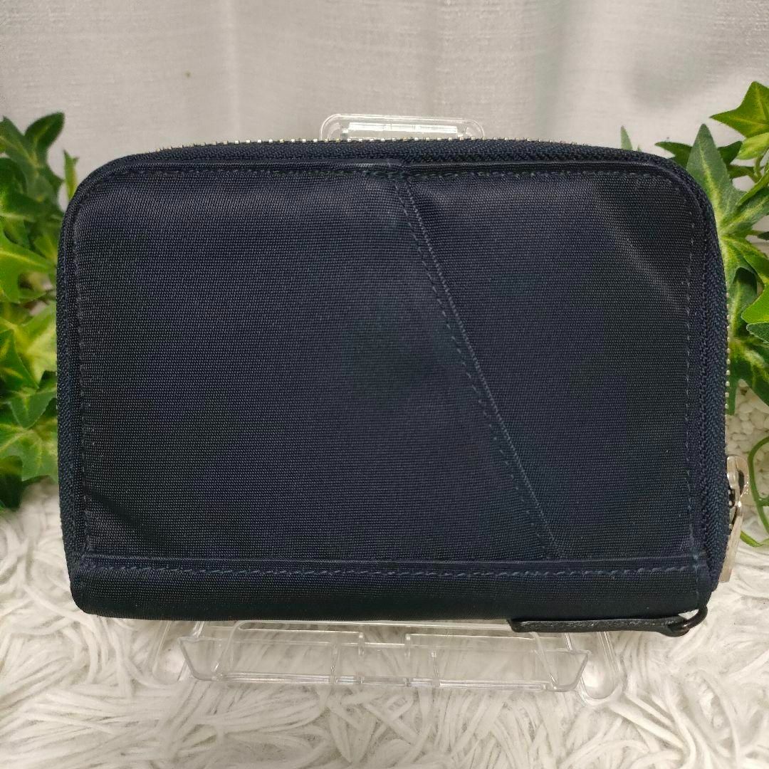 PORTER - PORTER 財布 ラウンド ネイビー ポーター 2つ折り財布 リフト