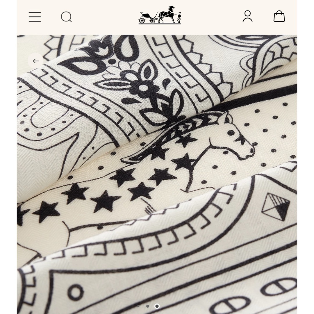 HERMES - カレジェアン 《シュヴァル・ドゥ・クール・バンダナ》の通販