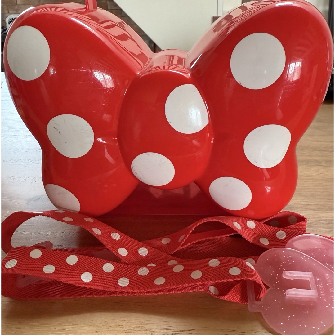 ミニーマウス - ミニー ポップコーンバケット ディズニー リボン型の