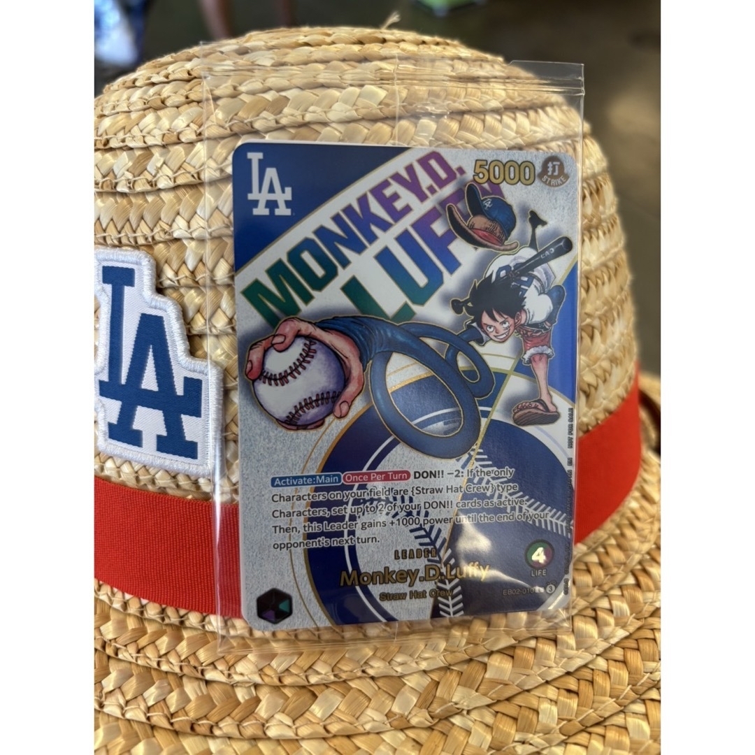 ONE PIECE - 世界4万枚限定ワンピースカード ドジャースコラボの通販