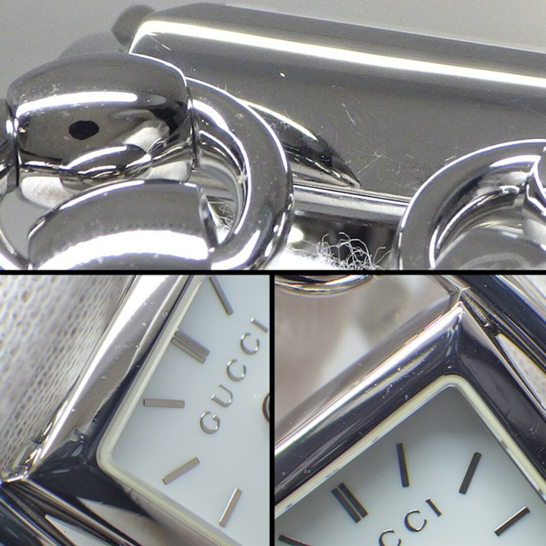 GUCCI - グッチ GUCCI 腕時計 シニョーリア 116.5 スクエア ホワイト