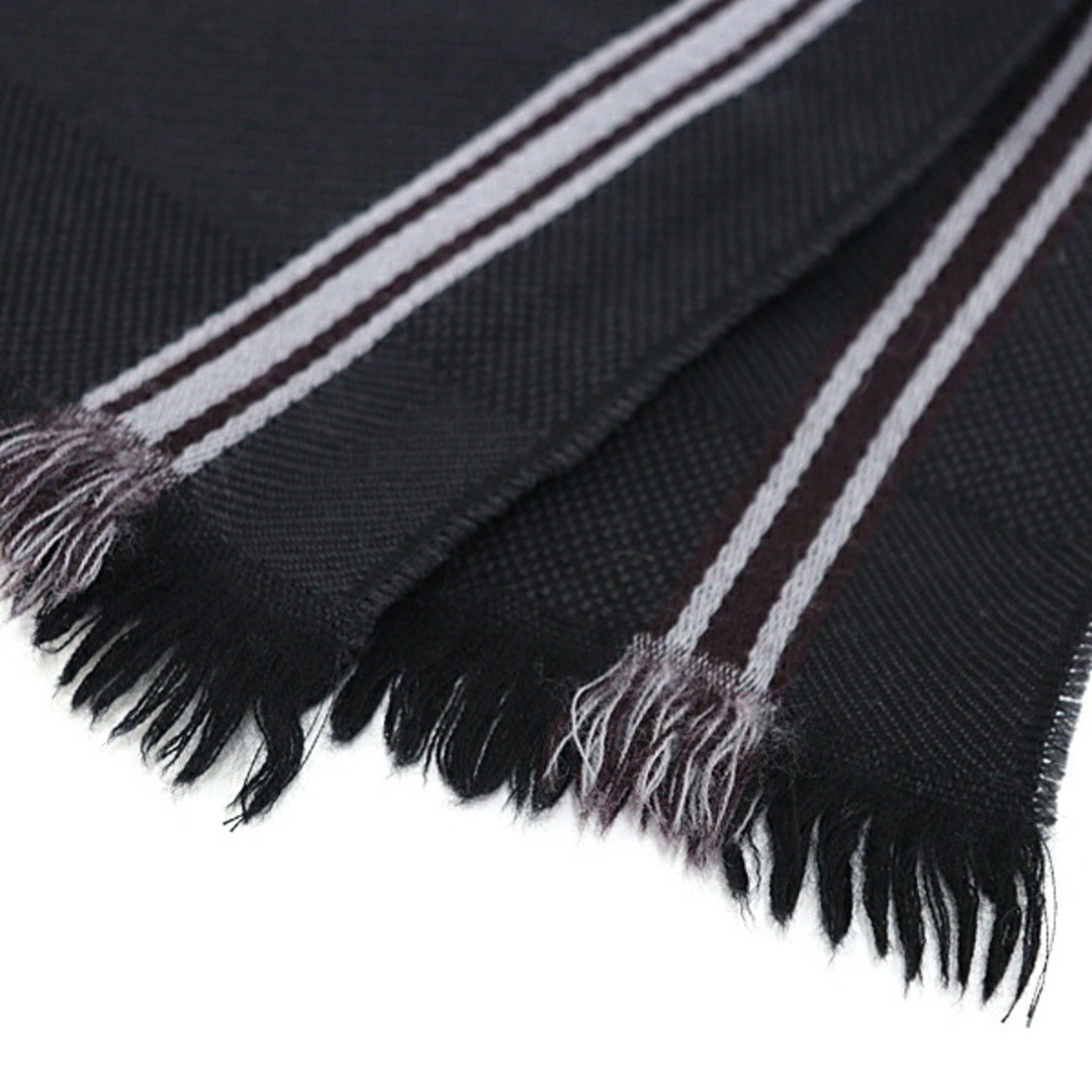 美品］ルイヴィトン エシャルプ メサジェ ダミエ フリンジ マフラー