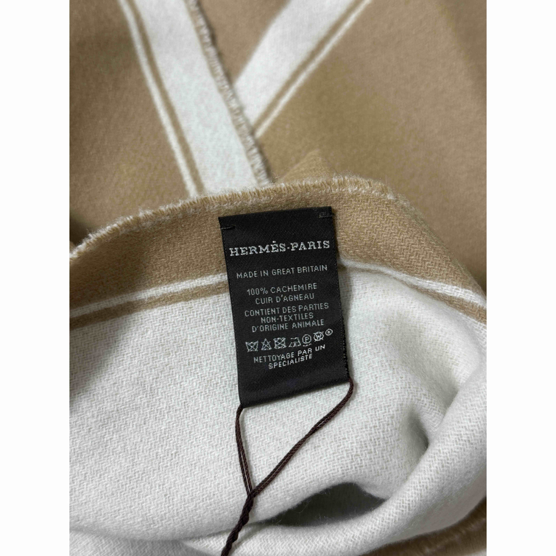 HERMES - 値下げ！新品未使用 エルメス カシミヤマフラー 《モール