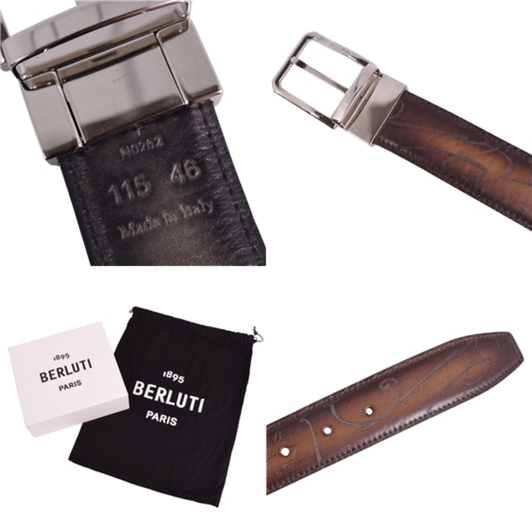BERLUTI - 極美品 ベルルッティ BERLUTI ベルト レザーベルト