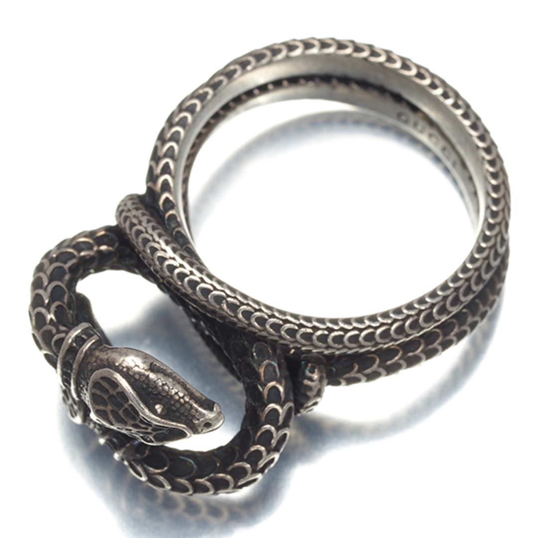 GUCCI - グッチ リング ガーデン 蛇 ヘビ アニマル 16号 シルバー 925