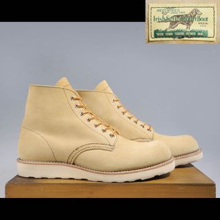 REDWING - 四角犬タグ8167セッターベージュスエード8173 8166 875 8875