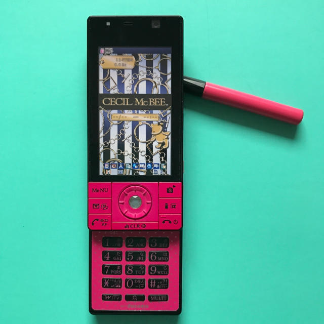 CECIL McBEE - 【美品】docomo ガラケー ピンク セシルマクビー F-04C