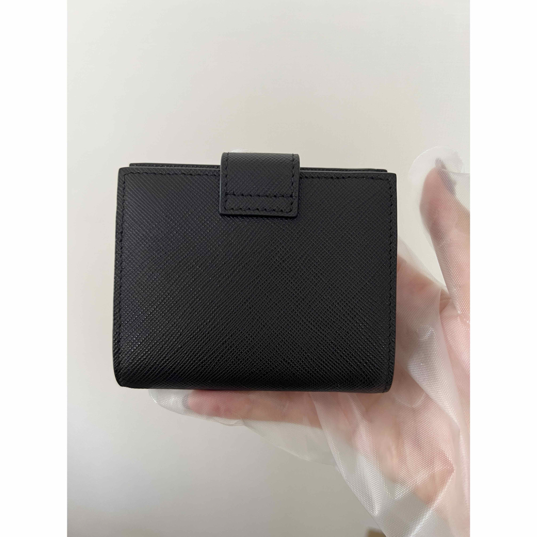 PRADA - PRADA サフィアーノ タブ財布 ブラックの通販 by よー's shop