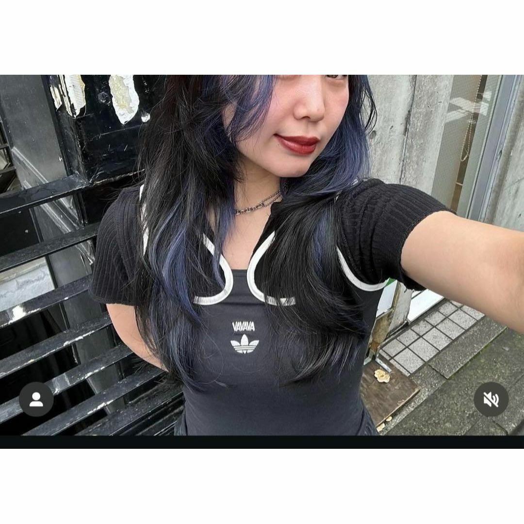 adidas Originals - ADIDAS × AVAVAV Cross Top タンクトップ ブラック