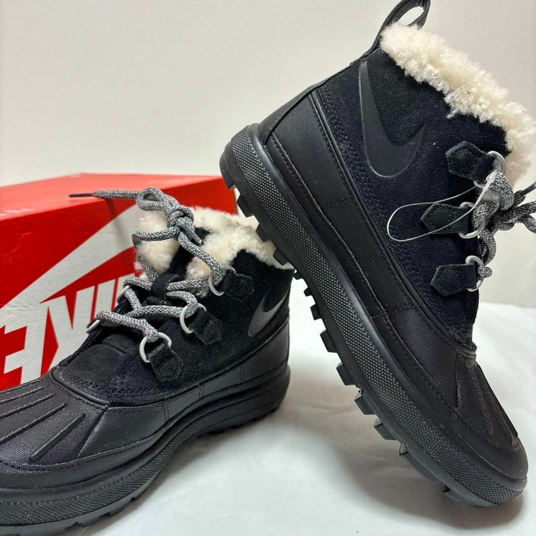 NIKE - 22cm 新品 ナイキ ウッドサイド チャッカ 2 537345-001 黒の