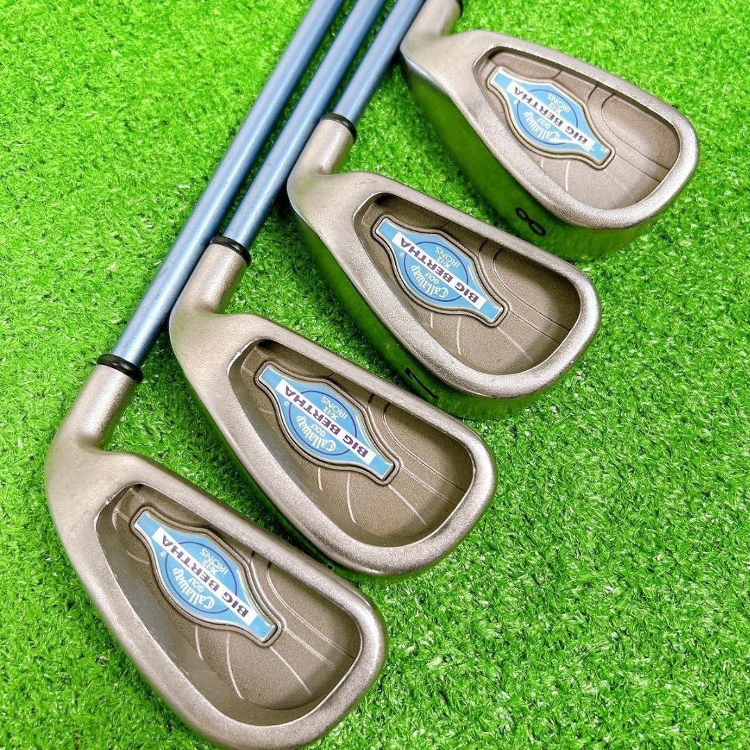 値下げ】キャロウェイ ビックバーサ レディースアイアンセット 8本 L