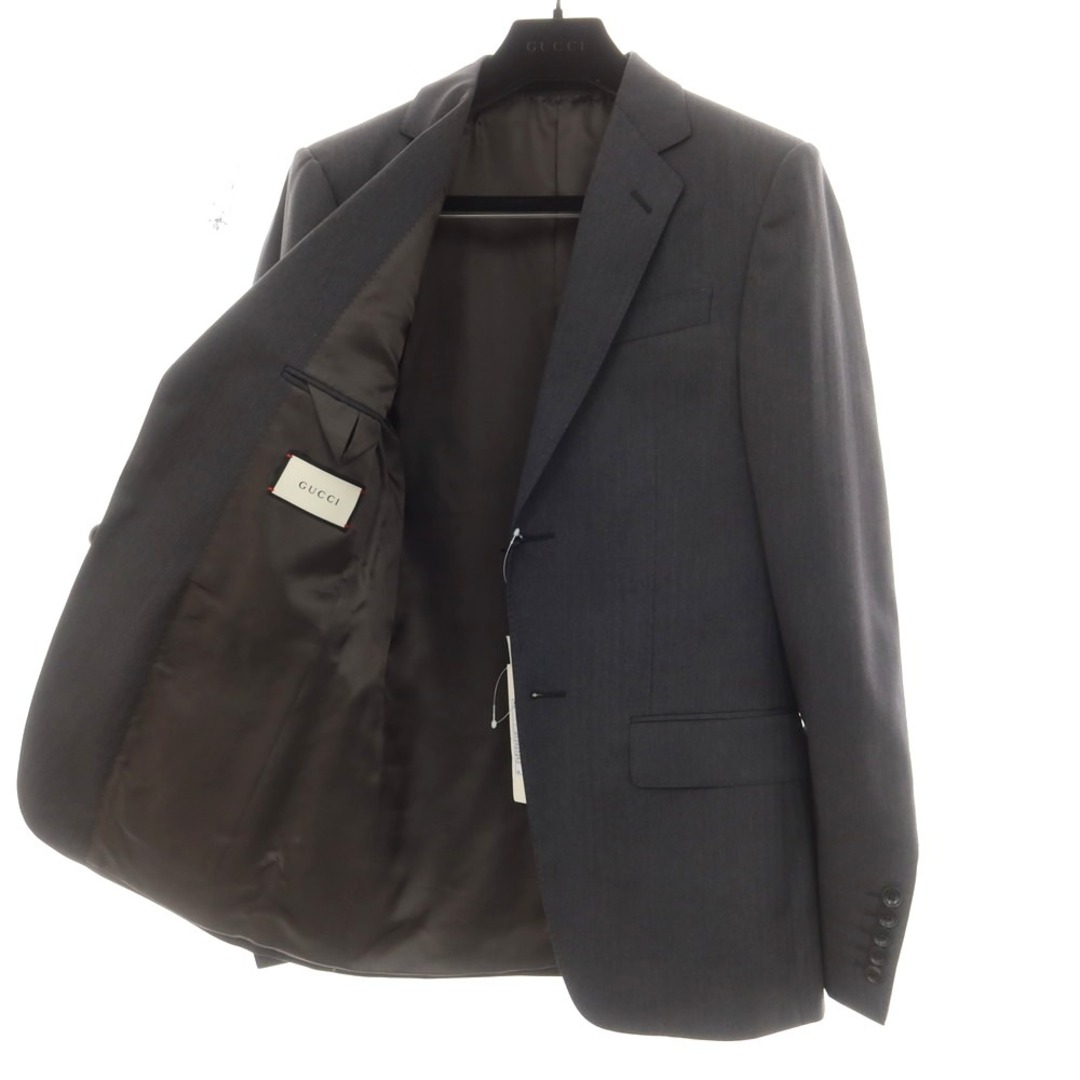 GUCCI - 【中古】グッチ GUCCI ヘリンボーン織ウール 2つボタンスーツ