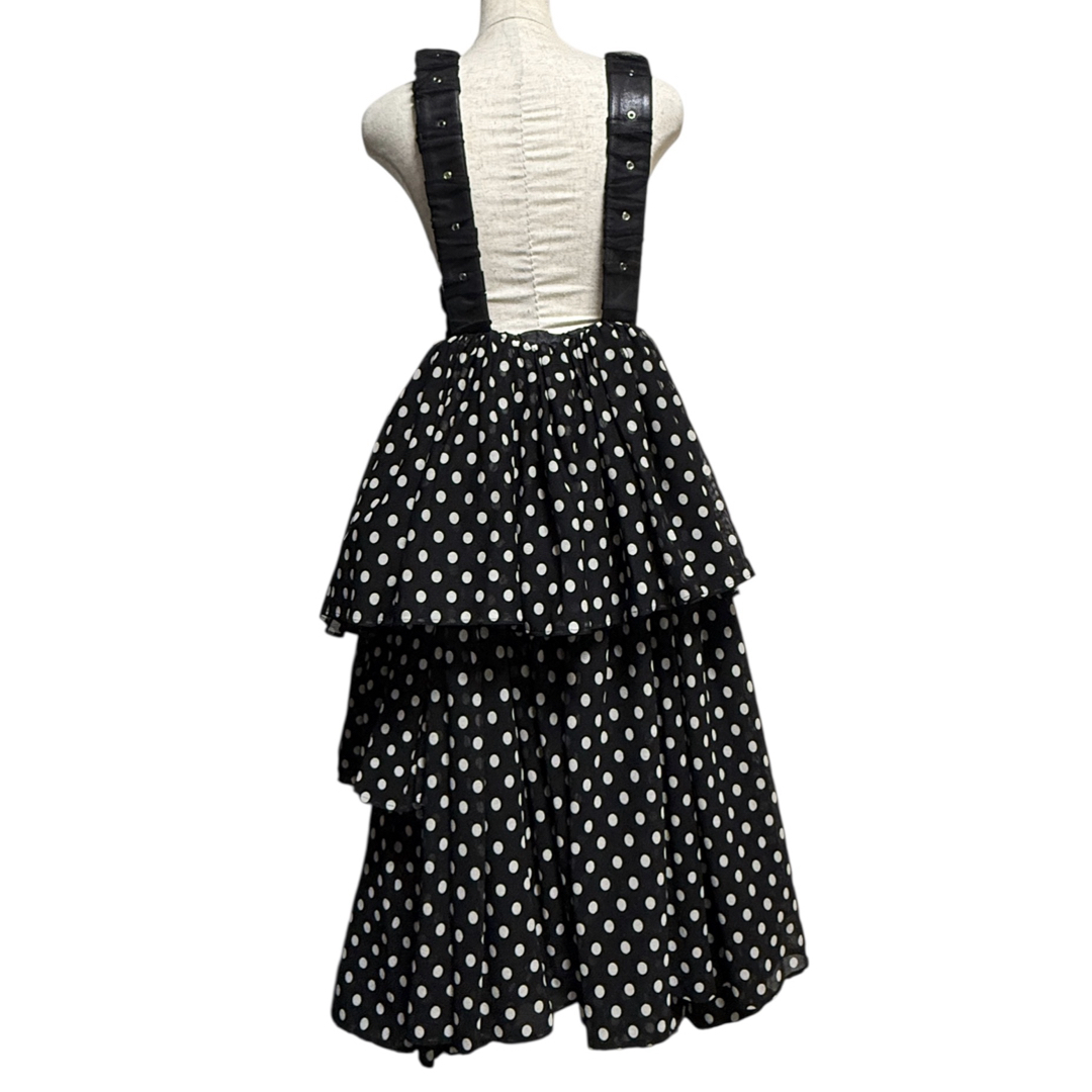 noir kei ninomiya - noir kei ninomiya 21aw ドット柄吊りスカートの