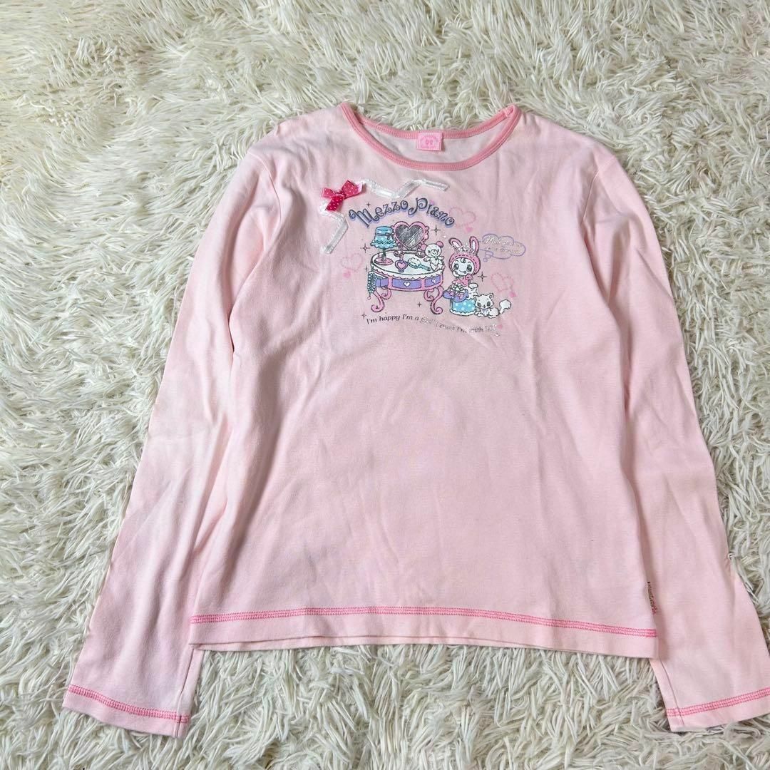 mezzo piano - メゾピアノ 長袖Tシャツ 平成レトロ 当時 ベリエちゃん