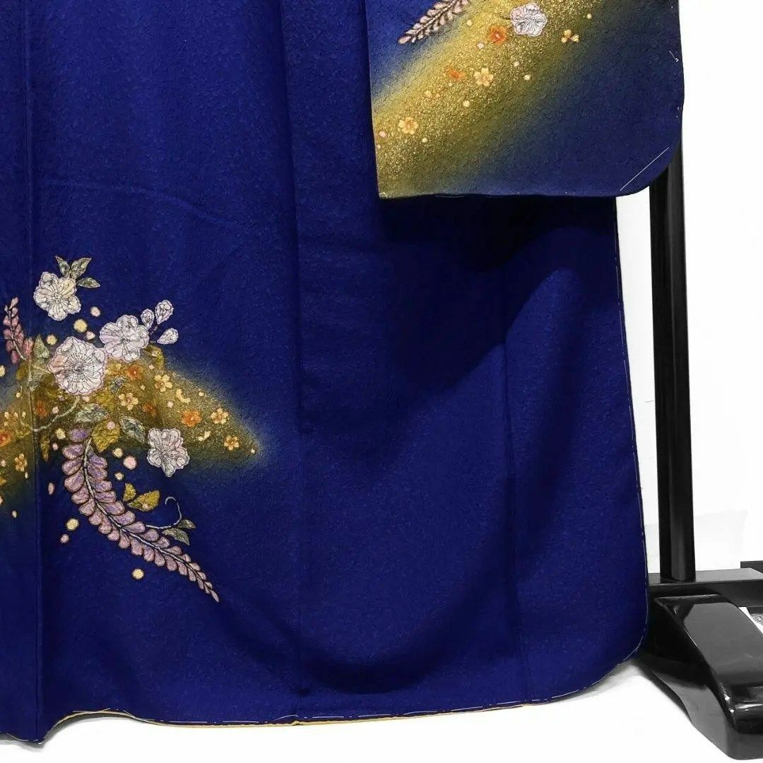 未着用 振袖 辻ヶ花 絞り 藤の花 襦袢付き 成人式 晴れ日