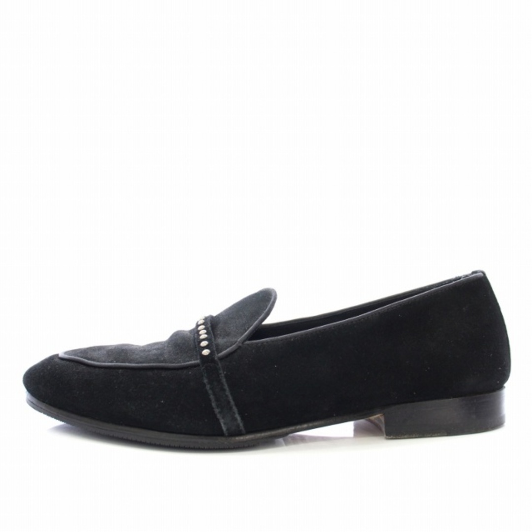 other - ポルペッタ ローファー シューズ スエード スタッズ 39.5 黒の