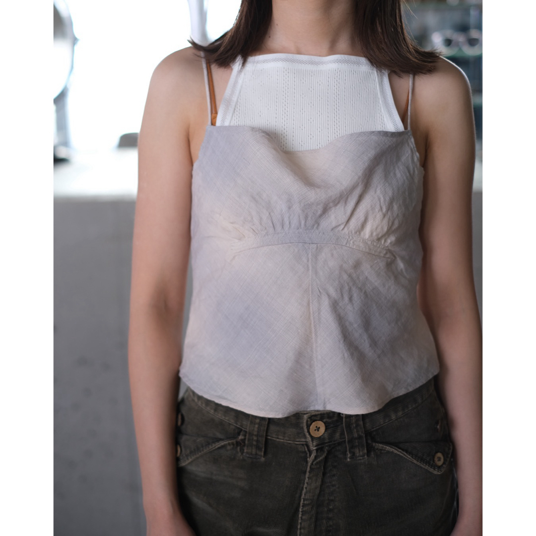 FUMIKA_UCHIDA - FUMIKA_UCHIDA EYELET RIB STITCH CAMISOLEの通販 by