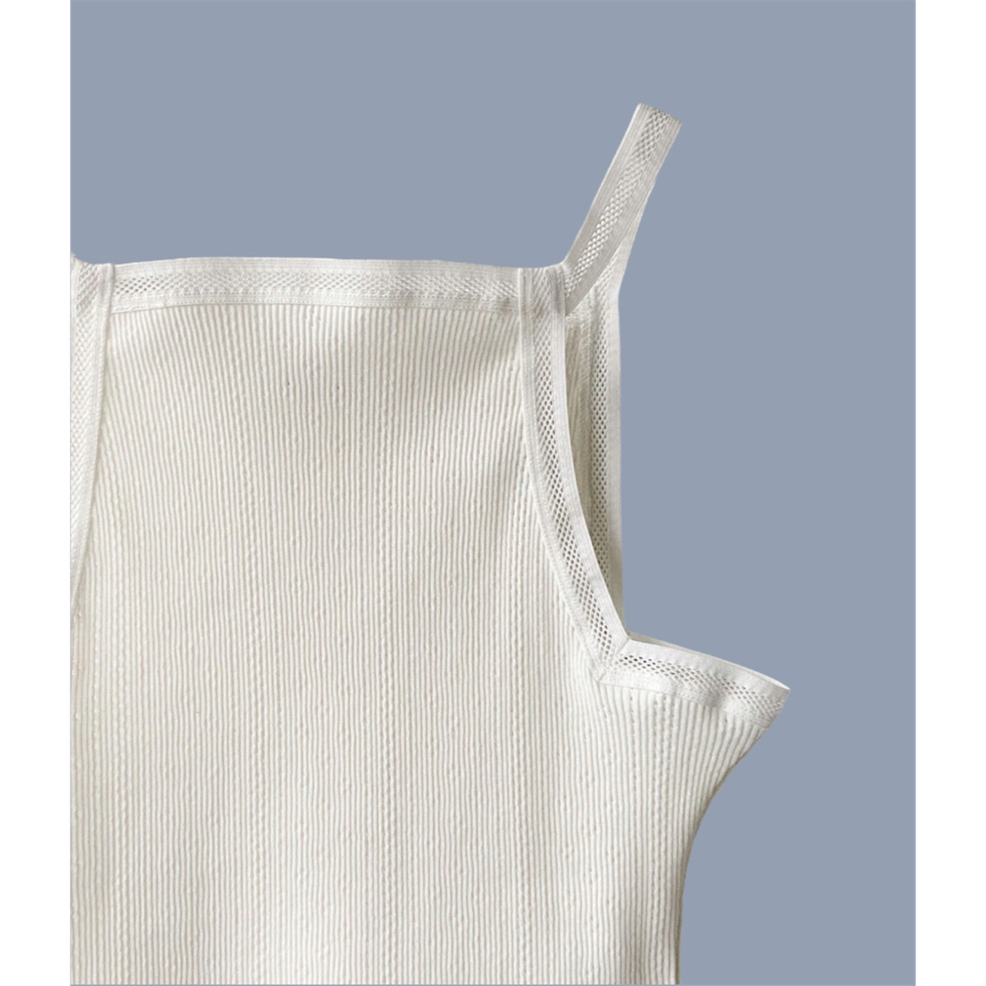 FUMIKA_UCHIDA - FUMIKA_UCHIDA EYELET RIB STITCH CAMISOLEの通販 by