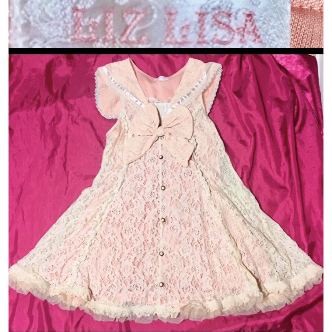 LIZ LISA - レア2000sリズリサlizlisa花柄レースセーラーワンピース