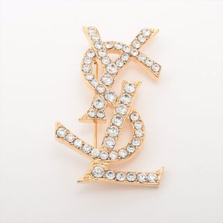 SAINT LAURENT - イヴ・サンローラン YSL YSLロゴ ブローチ【中古】の