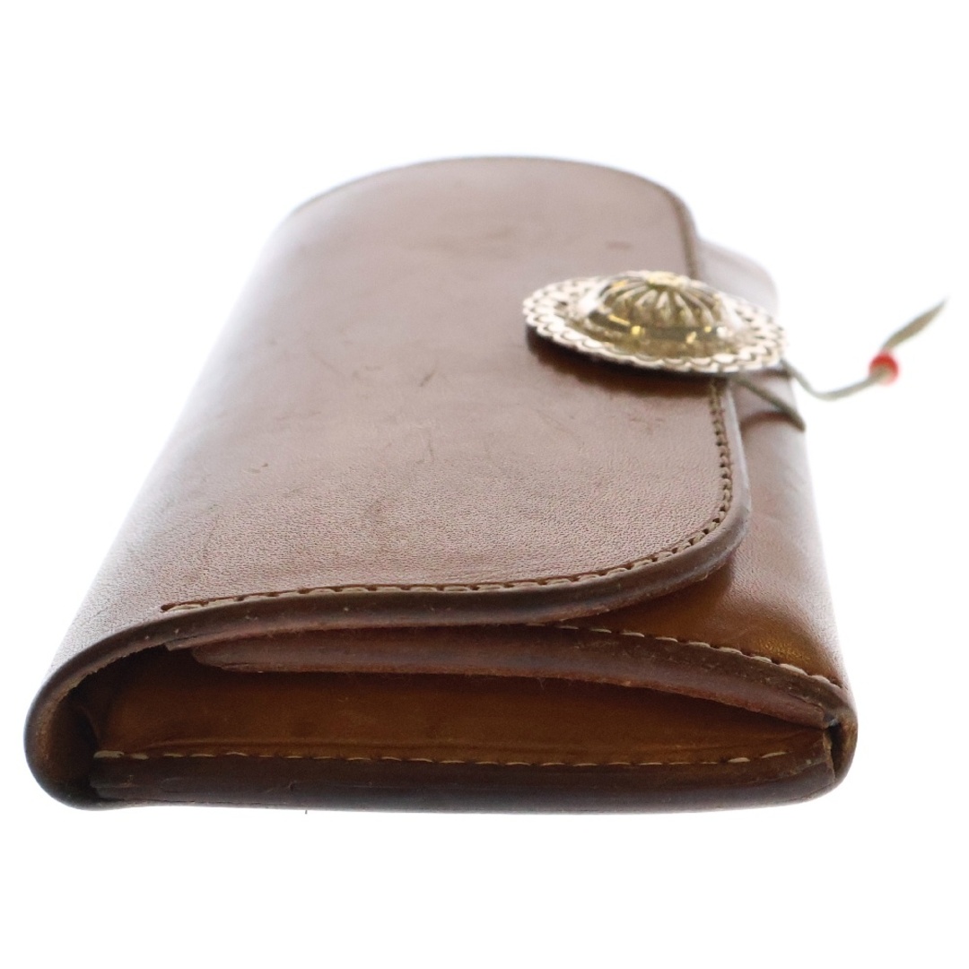 goro's - goro's ゴローズ K18フラワーコンチョ付き 2つ折りレザー長