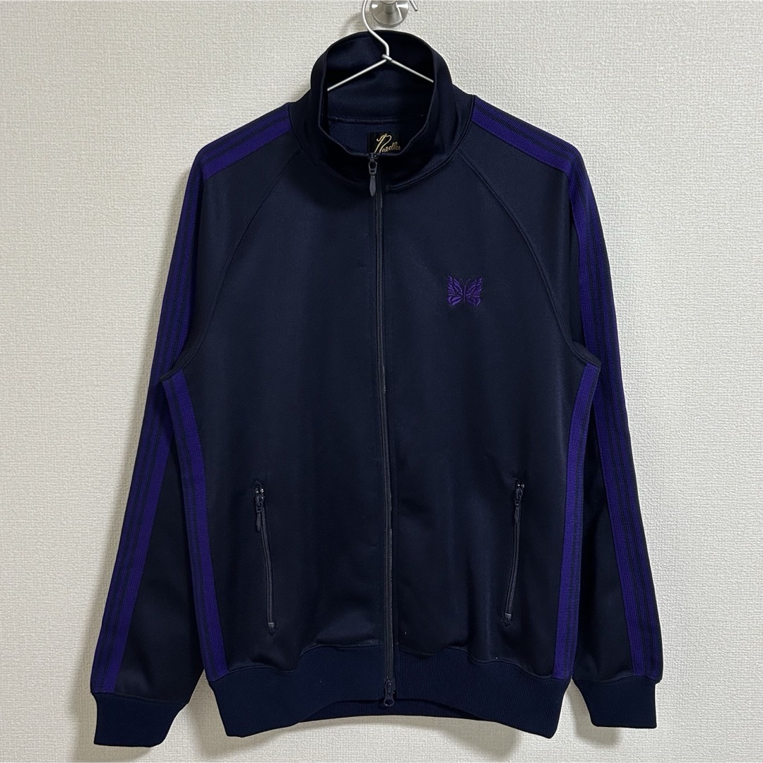 Needles - needles 23aw トラックジャケット ネイビー パープル Sの