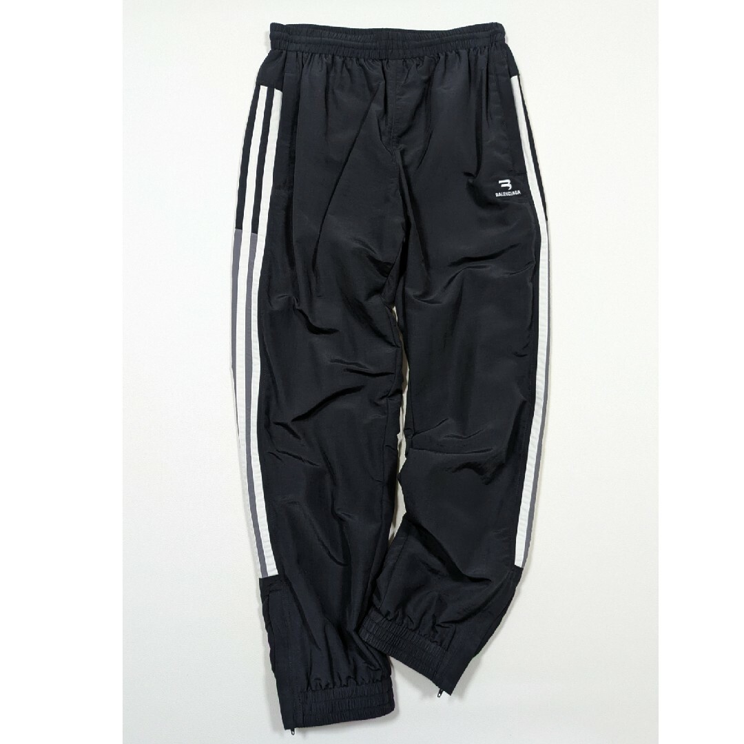 BALENCIAGA - BALENCIAGA バレンシアガ トラックパンツ ブラック XSの