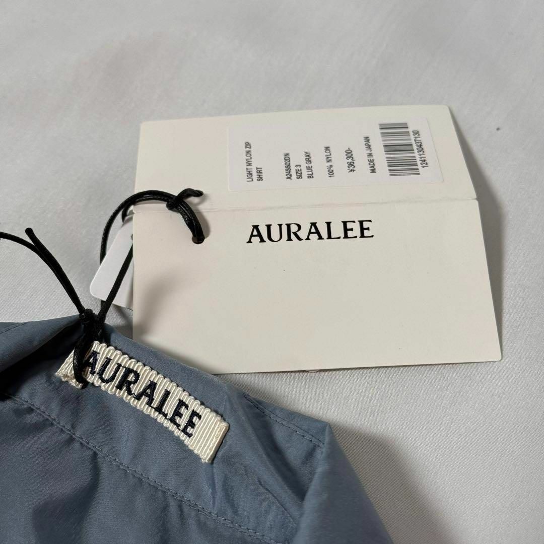 AURALEE - 【定価3.6万】AURALEE LIGHT NYLON ZIP SHIRT 3の通販 by