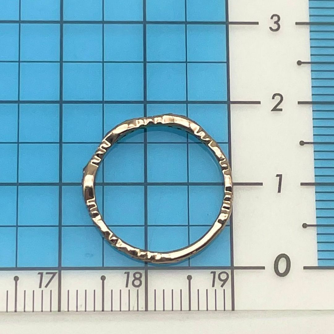 agete - アガット カルム リング K10×ダイヤモンド/24-3463の通販 by