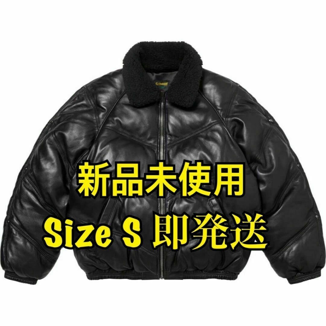 Supreme Schott Leather Puffer Jacketの通販 by ⭐︎Supreme⭐︎｜ラクマ