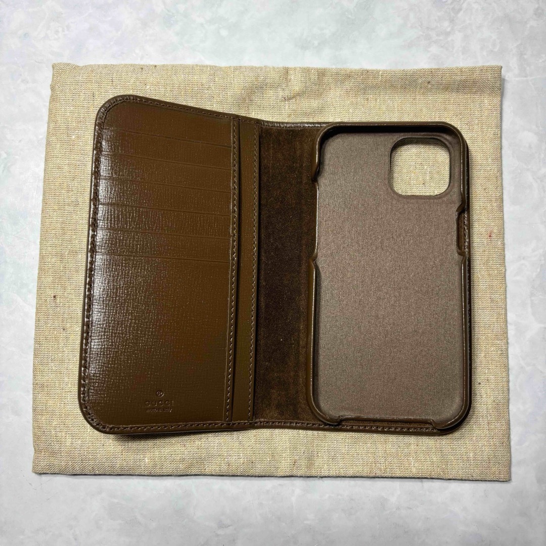 GUCCI - グッチ GG スプリーム PVC レザー iPhone 15 ケース ベージュ