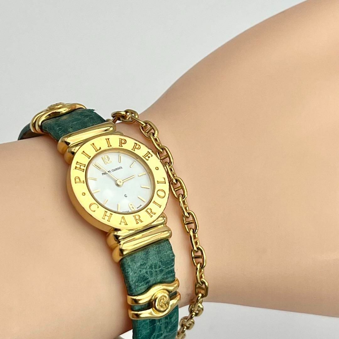 CHARRIOL - フィリップ・シャリオール サントロペ ロゴベゼル 腕時計