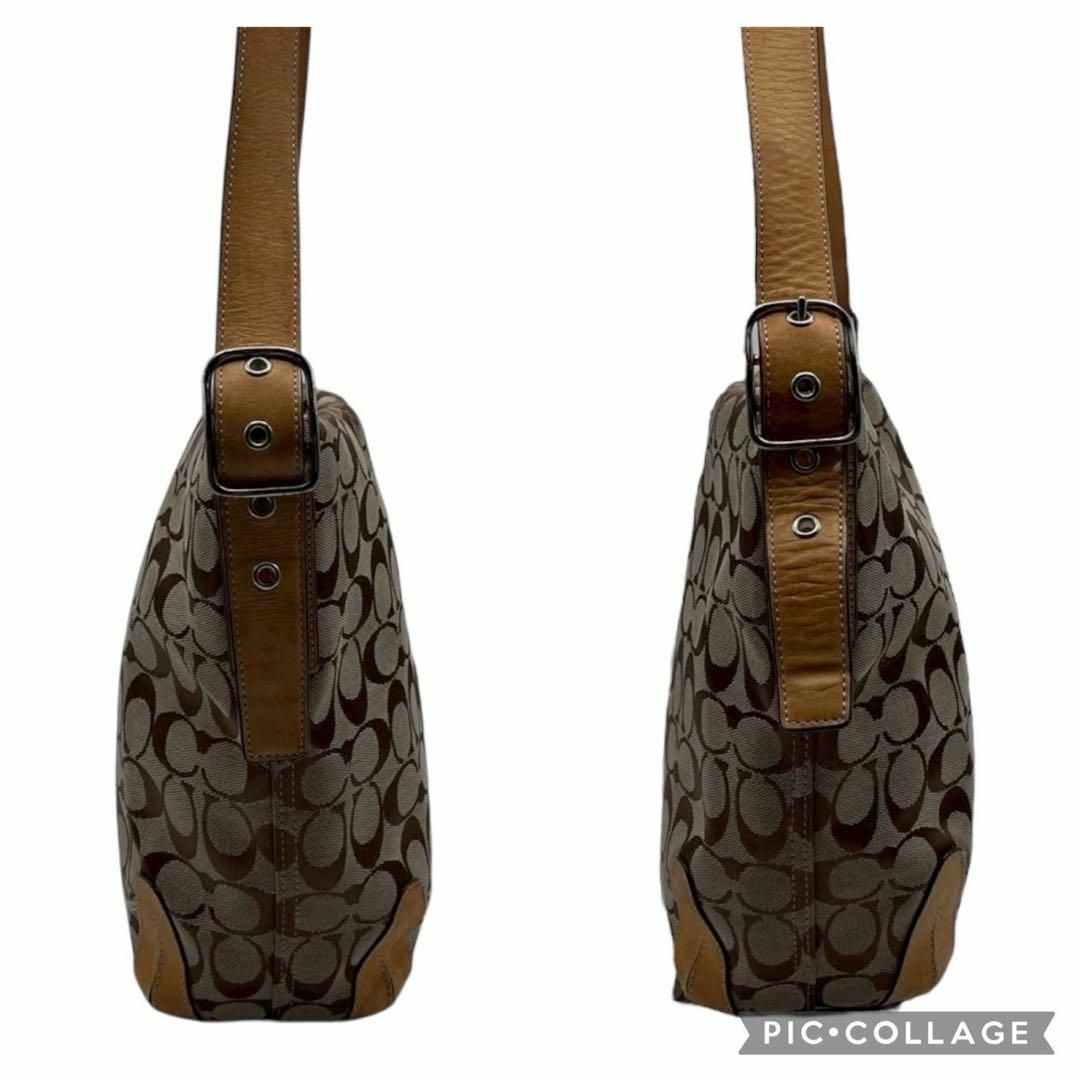 COACH - 良品 コーチ ショルダーバッグ シグネチャー キャンバス