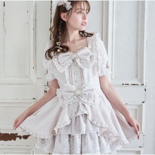 LIZ LISA - フロントカシュクールBIGリボンセットアップの通販 by