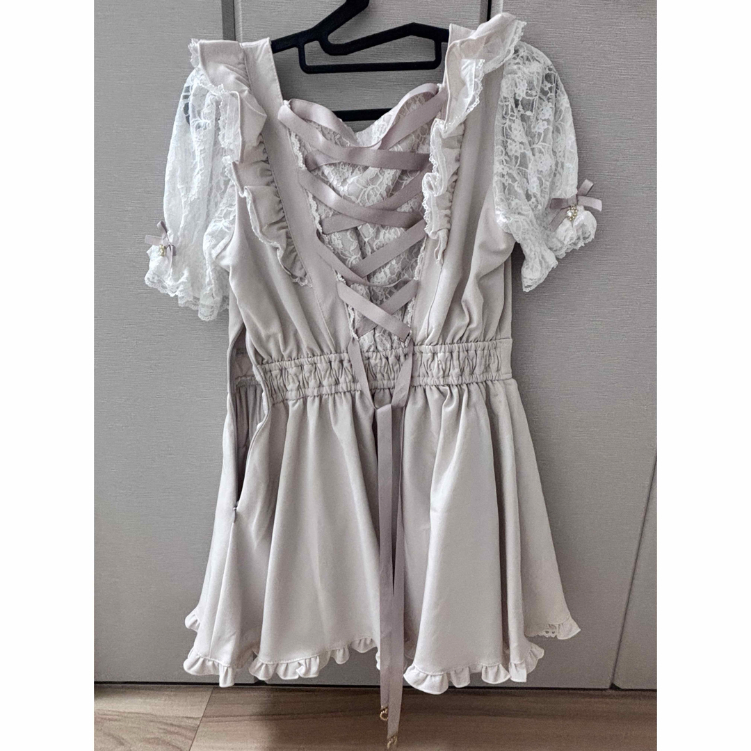 LIZ LISA - フロントカシュクールBIGリボンセットアップの通販 by