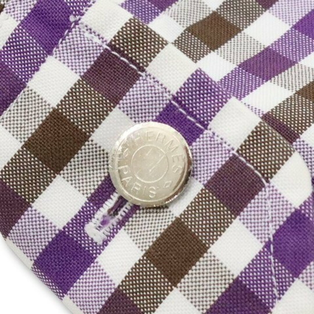 HERMES - エルメス ギンガムチェック ボタンダウン ポケット シャツ 39