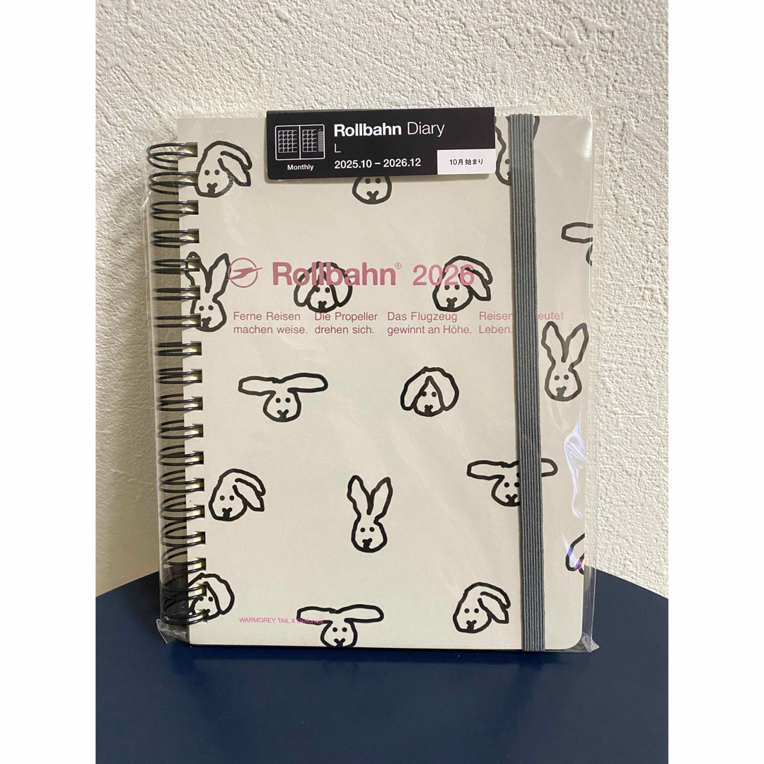 Rollbahn - ロルバーンダイアリー2026 WARMGREYTAIL ホワイト Lの通販