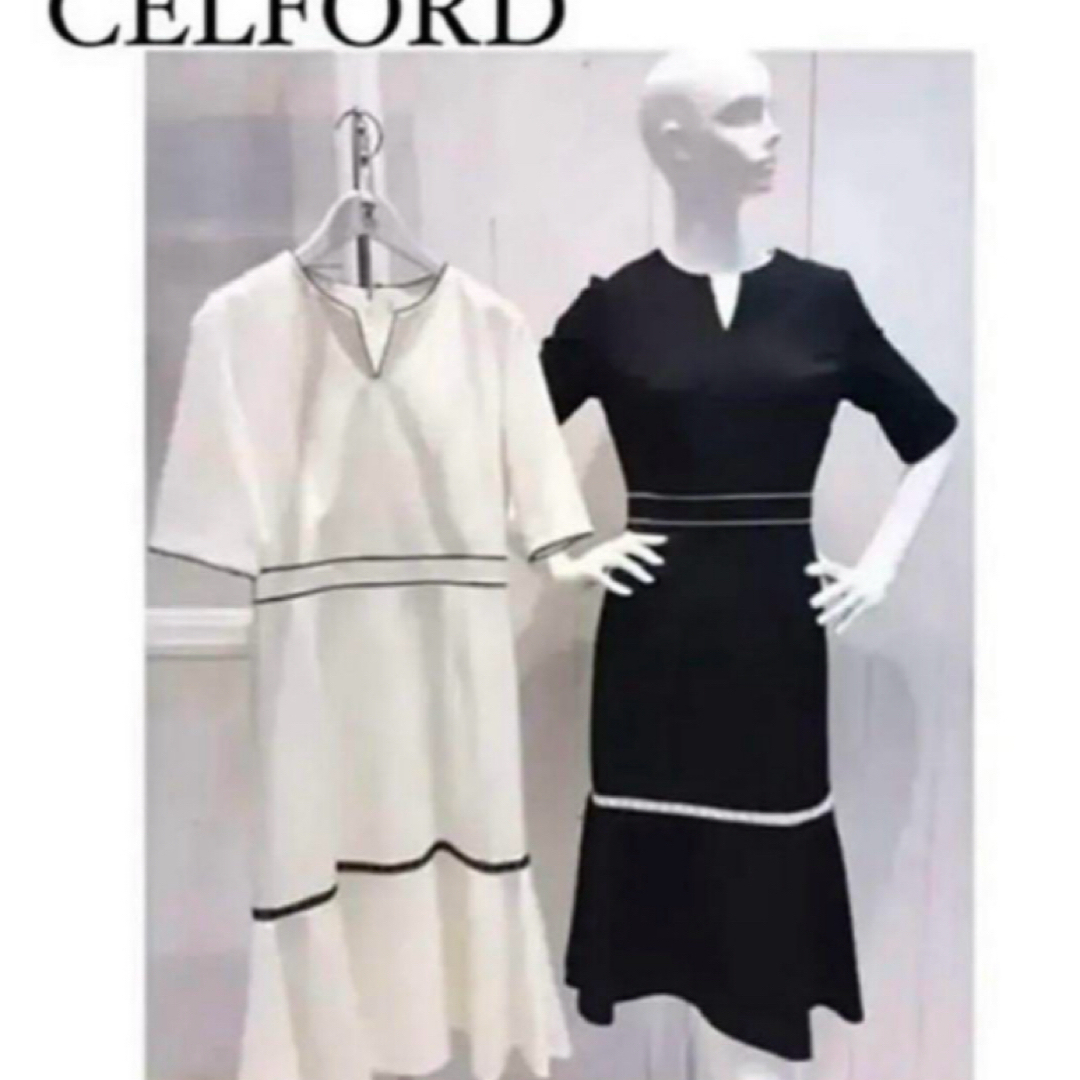 CELFORD - セルフォードcelfordレース切替ワンピースアナイ石原さとみ