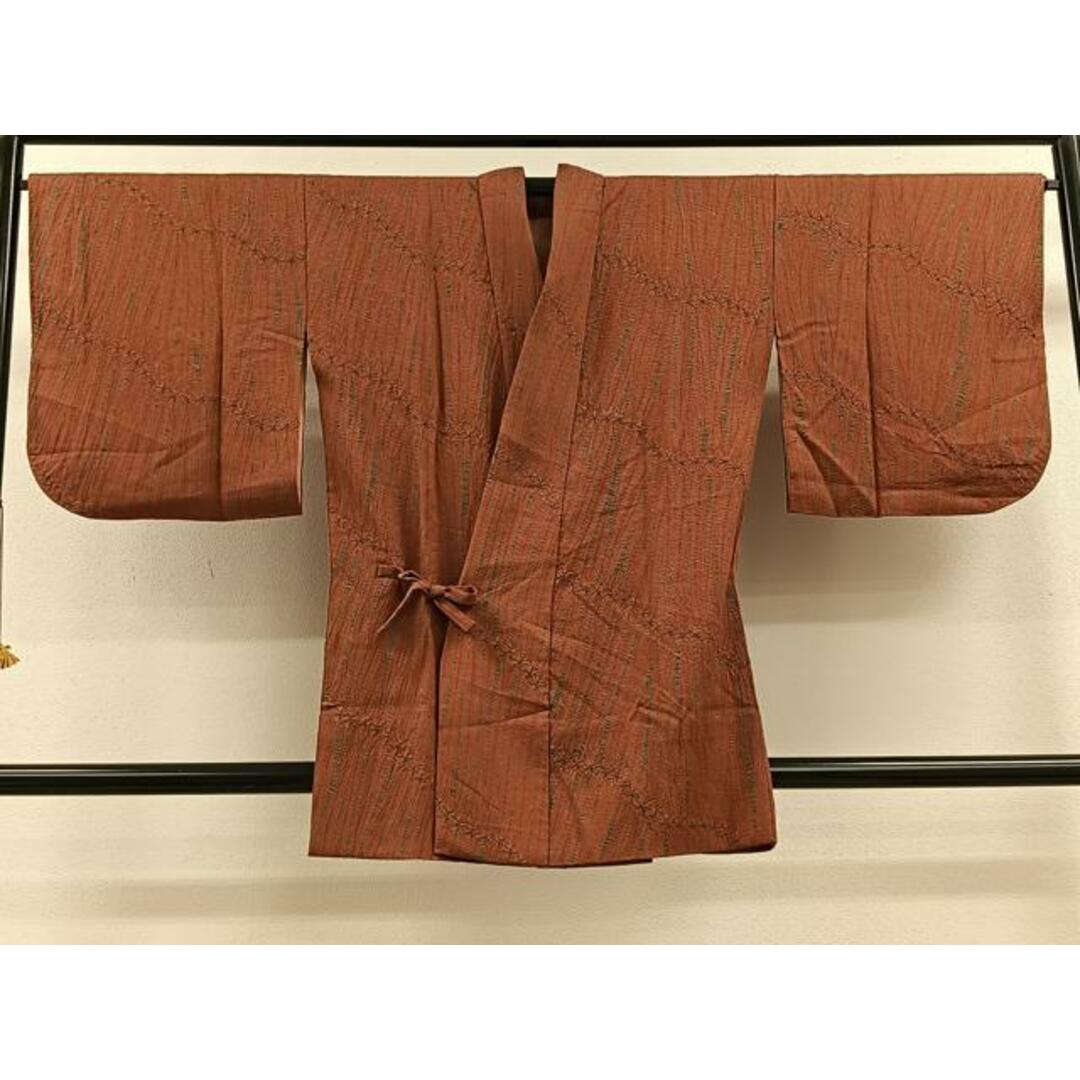 平和屋着物＃道中着 総絞り 杢目文様 正絹 逸品 CAAV5746idの通販 by